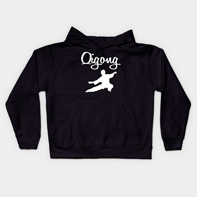 Qigong language Kids Hoodie by FromBerlinGift